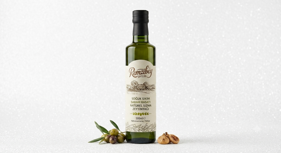 Soğuk Sıkım Sızma Zeytinyağı ( 500ML )